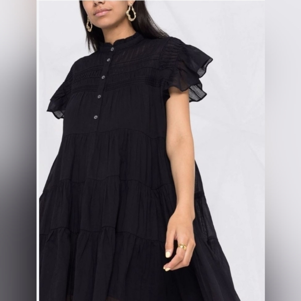Isabel Marant Etoile Lanikaye Mini Baby Doll Dress.